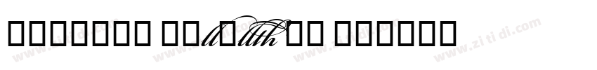 Bickham Script MM Sw字体转换
